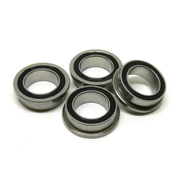 Rust Proof SFR168ZZ SFR168-2RS Stainless Steel Flanged 1/4x3/8x1/8 inch Ball Bearings